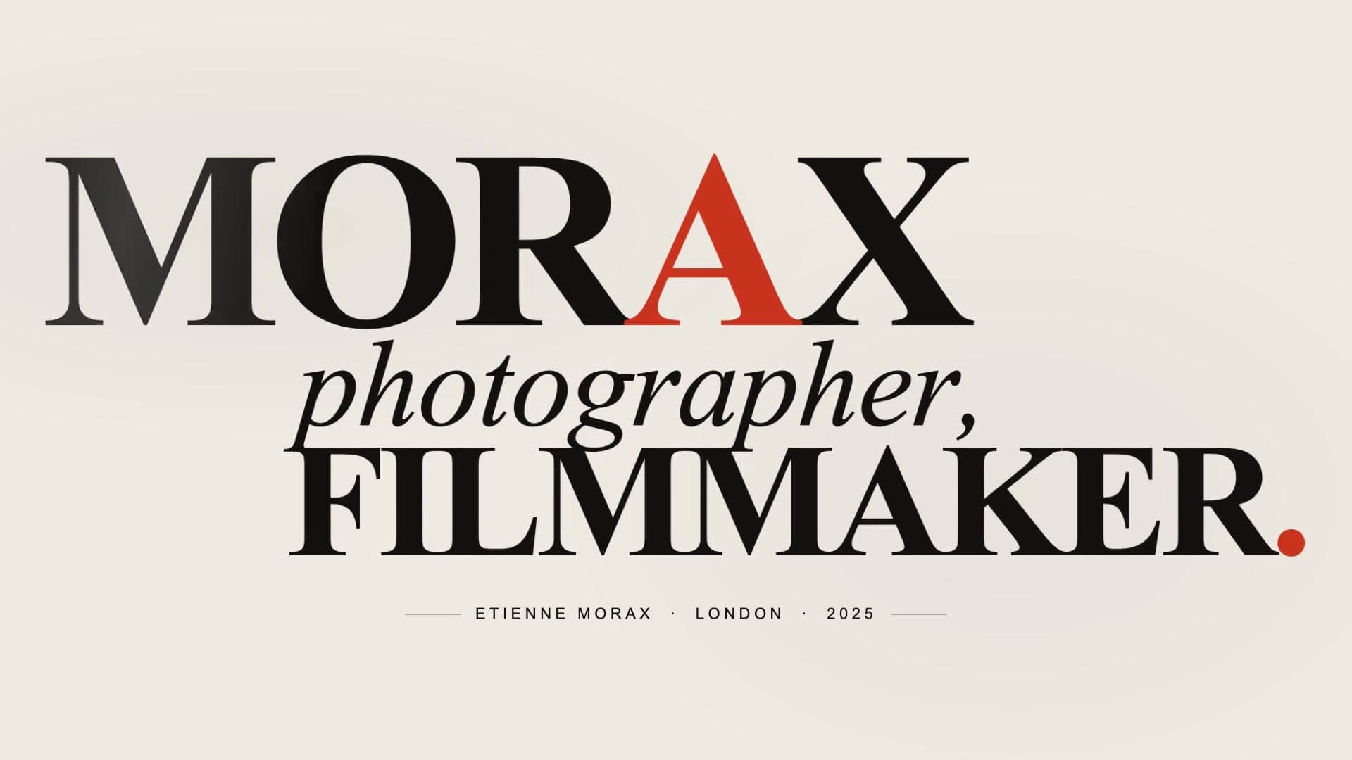 Still from Morax showreel 2024 editorial scene in London